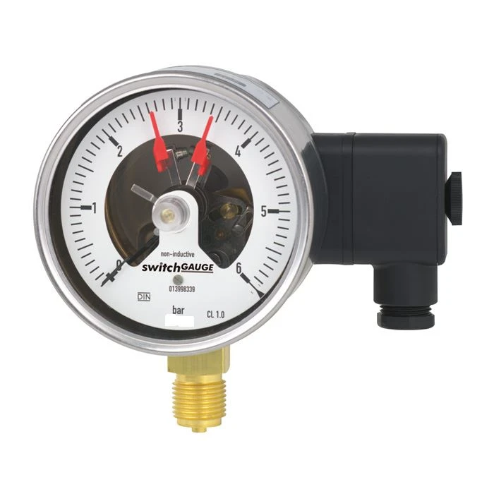 Gauge tal-Pressjoni tal-Kuntatt Elettriku tal-Qiegħ ta '150mm